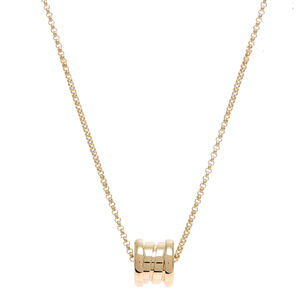 Bvlgari B.zero1 Mini Pendant Necklace for Men and Women, 359730, 750 Yellow G...